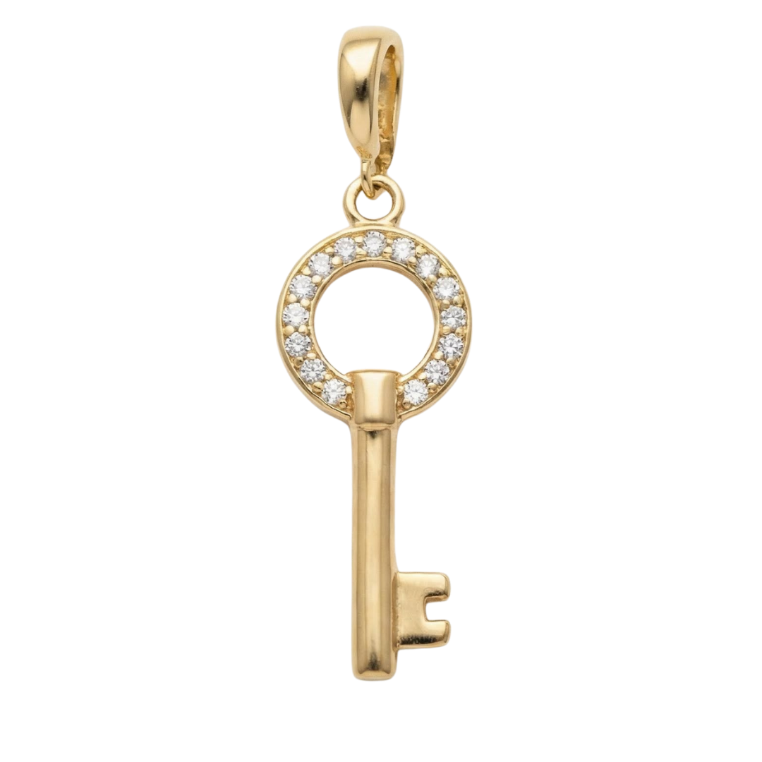 PAVE KEY CHARM