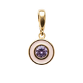 PURPLE CIRCLE CHARM