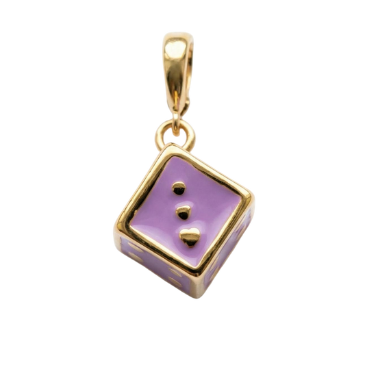 PURPLE DICE CHARM