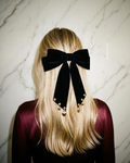 GOLD HEARTS & STARS CHARM HAIR BOW